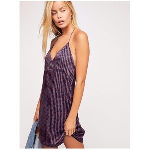 Free People Scarlet Chain Mini Dress